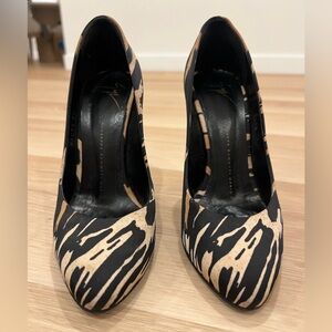 Giuseppe Zanotti Black and Tan Women's Shoes